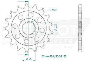 Esjot Lightweight Rear Sprocket