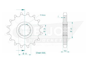 Front sprocket Esjot