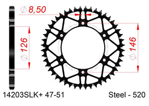 KIT STEEL SLK SUZUKI RM-Z 250 2016-2018