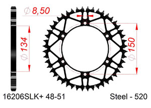 KIT STEEL SLK KAWASAKI KX-F 250 2011-2012 MX reinforced