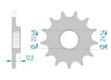 Front sprocket 520 POLARIS