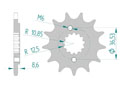 Front sprocket 520 POLARIS