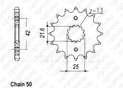 Front sprocket Gsf 600 Bandit 95-03