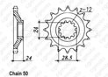 Front sprocket Zzr 1100 Zx 90-92