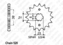 Front sprocket Xv 125 Virago 97-00