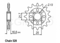 Front sprocket Honda 700