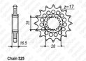 Front sprocket Ktm 950 Adventure 03-