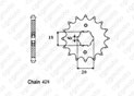 Front sprocket 50/100 Barossa/Smc