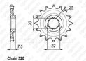 Front sprocket Crf 250 X/R 04-