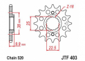 Front sprocket Bmw 450 X 08-