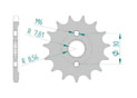 Front sprocket 428 HONDA CR