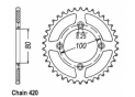 Rear sprocket Xr 80 85-01 Aluminium