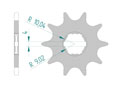 Front sprocket 520 MONTESA