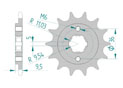 Front sprocket 520 HONDA TRX