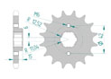 Front sprocket 530 Honda