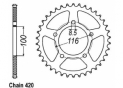 Rear sprocket Kawasaki Steel