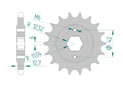 Front sprocket 530 Honda