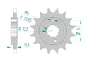 Front sprocket 525 Honda