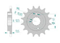 Front sprocket Chain 520