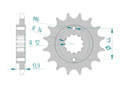 Front sprocket 525 Honda