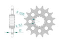 Front sprocket 525 HONDA CBR, VTR