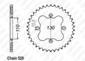 Rear sprocket Honda Trx 250 R 91-92