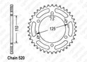 Rear sprocket 125 Blues 87-93