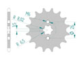 Front sprocket 420 Suzuki