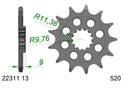 Front sprocket Chain 520 SUZUKI RM-Z 250 (2016)