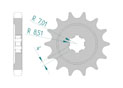 Front sprocket Chain 428