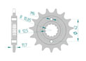 Front sprocket Chain 520  24510J