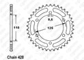 Rear sprocket Beta 50 Rk6 94-98