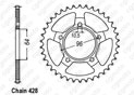 Rear sprocket Xl 125 R Prolink 82-8