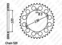 Rear sprocket Srx 600 86-94