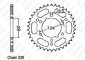 Rear sprocket Gpz 400 (Ps49) 84-87