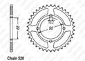 Rear sprocket Mtx 200 Rw 83-86