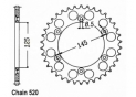 Rear sprocket 125 Cruiser 87-89