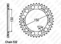 Rear sprocket Xjr 1200 95-98