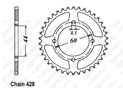 Rear sprocket Dt 80 Mx 84-8