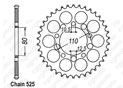 Rear sprocket Cb 750 Sevenfyfty 92-