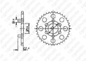 Rear sprocket Aprilia 50 Classic 92