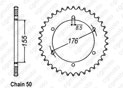 Rear sprocket Triumph 955i Mono 02-