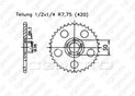 Rear sprocket Rieju 50 Rs1 Evolution