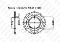 Rear sprocket Mz 125 Super Motard 0