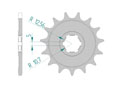 Front sprocket 520 Kawasaki