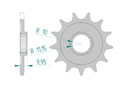 Front sprocket 520 SHERCO