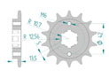 Front sprocket 520 CAGIVA