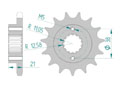 Front sprocket 530 CAGIVA