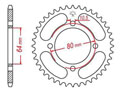 Rear sprocket Esjot