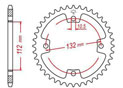 Rear sprocket Esjot